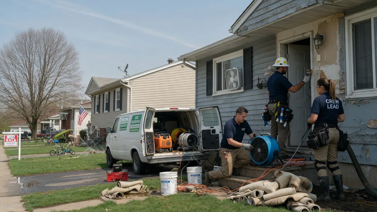 Flood Cleanup in Pittsville, VA near me